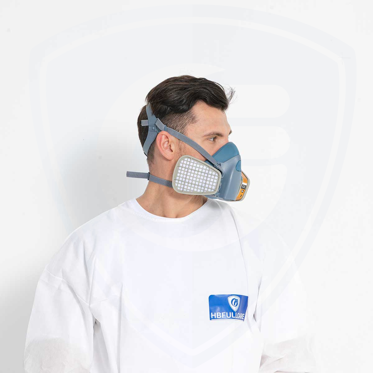 Respirador reutilizable 7502 para gases químicos de pintura en aerosol de asbesto